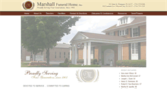 Desktop Screenshot of marshallsfh.com