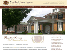 Tablet Screenshot of marshallsfh.com